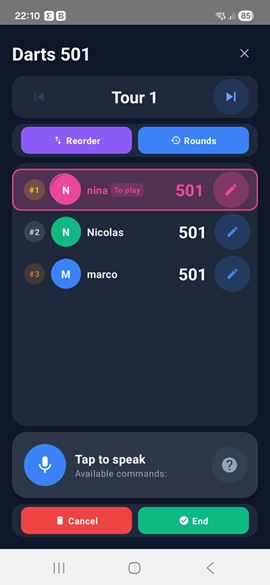 ScoreNaute Game Session